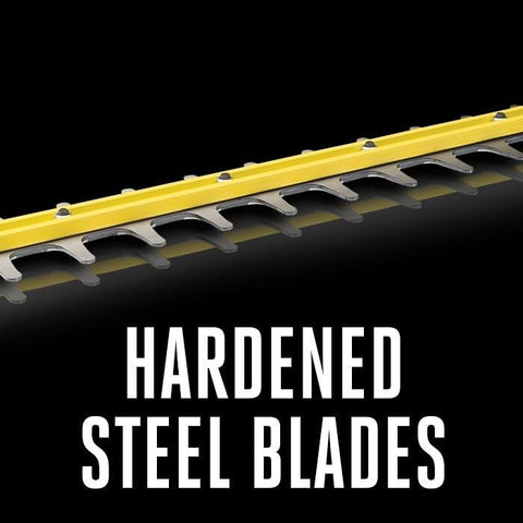 EGO Power+ 24 inch dual action blades ensure smooth, even pruning.