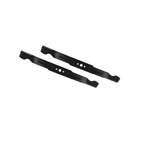 EGO Power+ high-lift 21-inch bagging blades delivering increased lift for bagging.