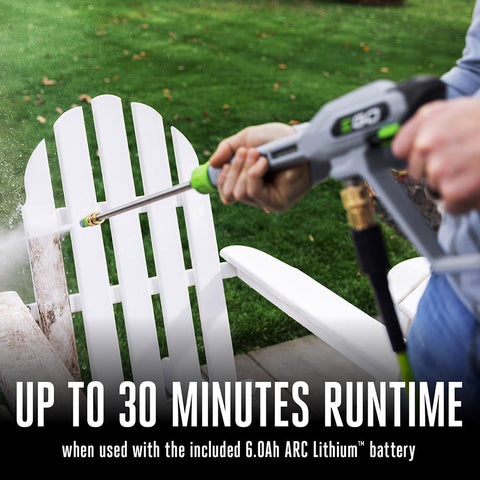 EGO Power+ HPW2105 foam cannon for foamy pre-wash cleaning