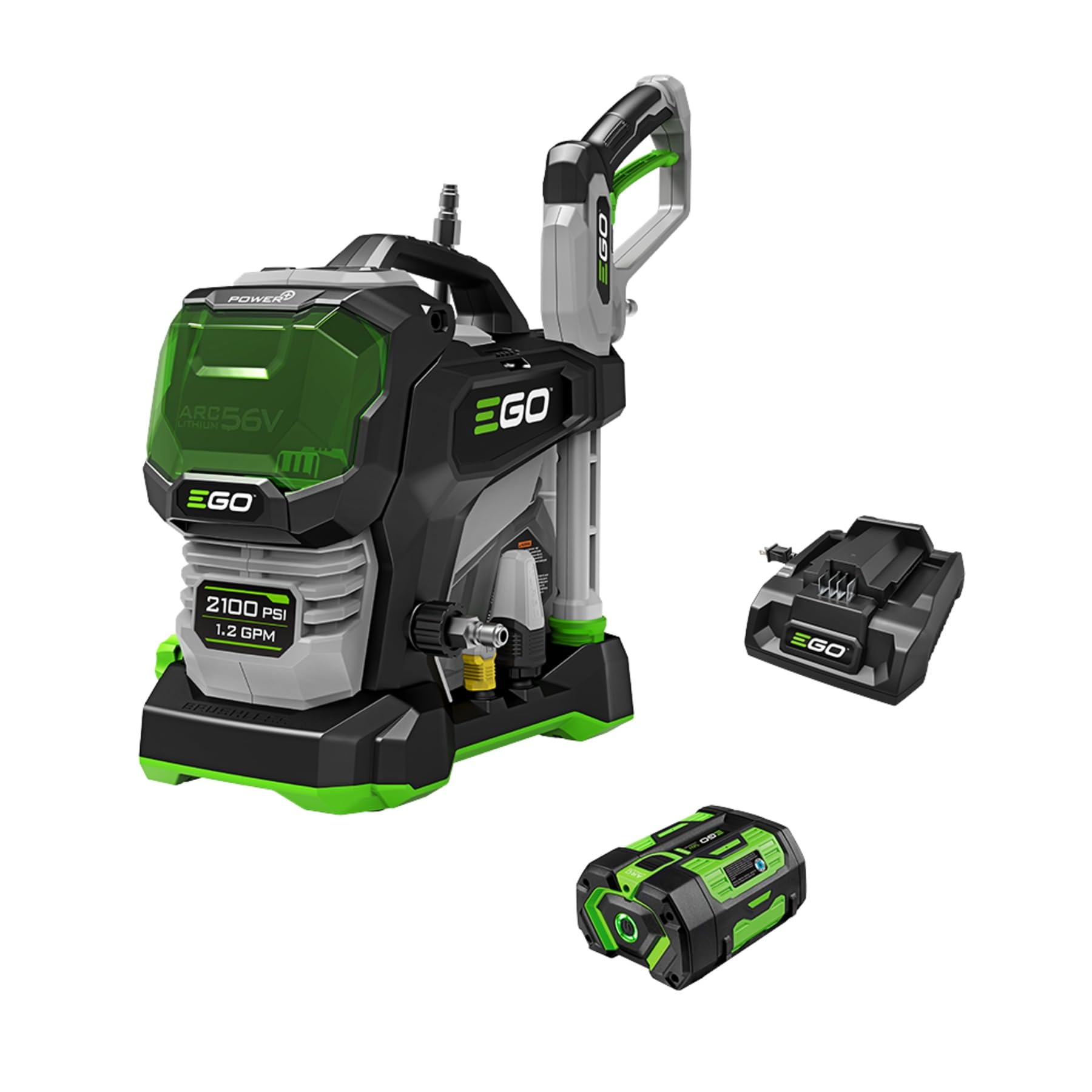 EGO Power+ HPW2105 pressure washer body with handle for portable cleaning