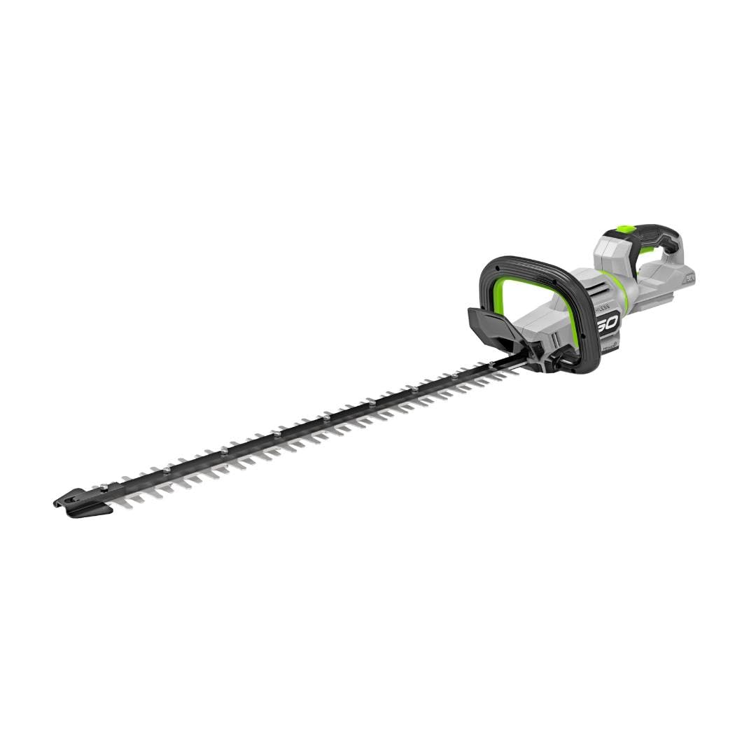 EGO Power+ HT2600 carbon fiber rail for durable, long-lasting hedge trimming.