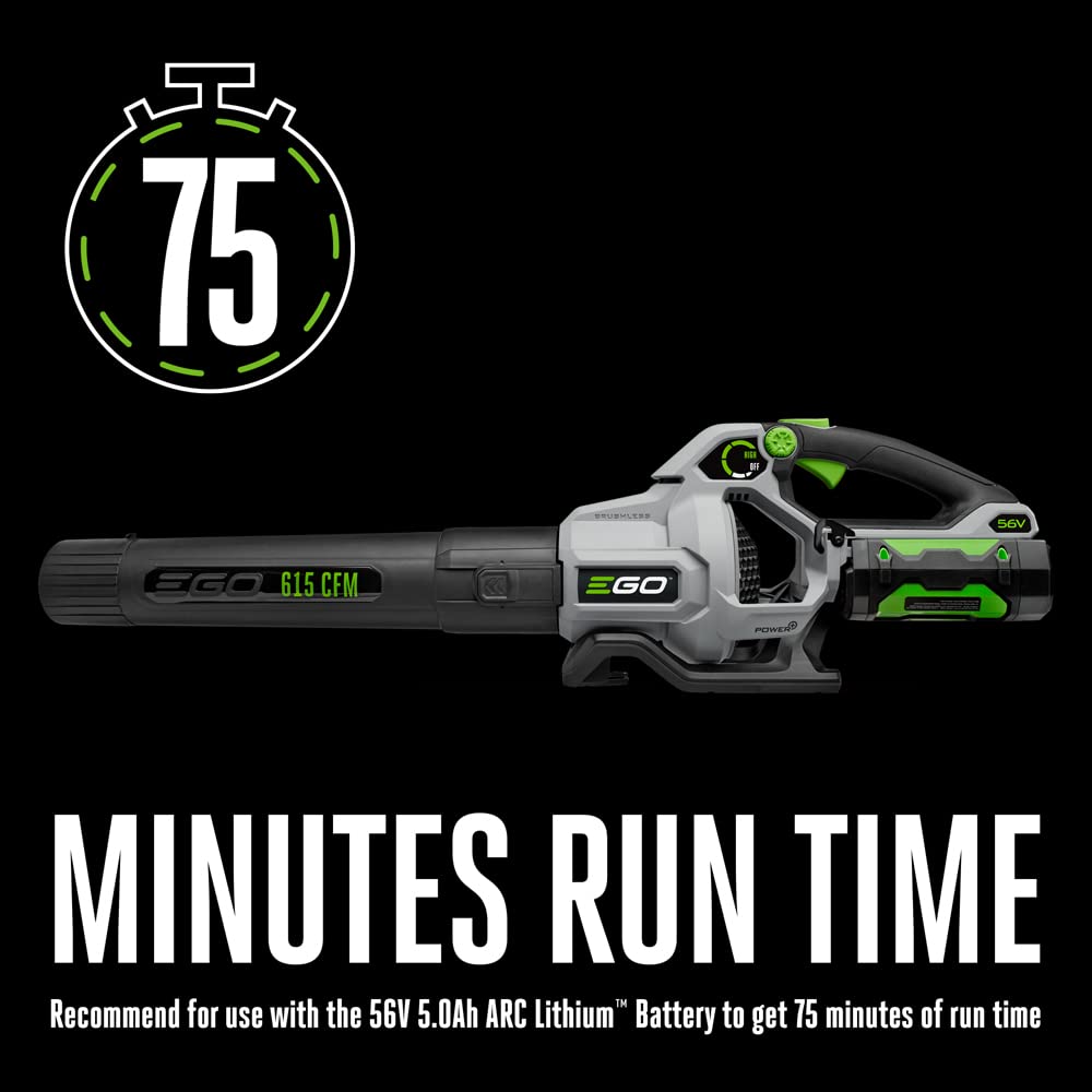 EGO Power+ LB6150 uses a brushless motor for longer life