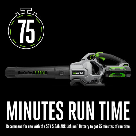 EGO Power+ LB6150 uses a brushless motor for longer life