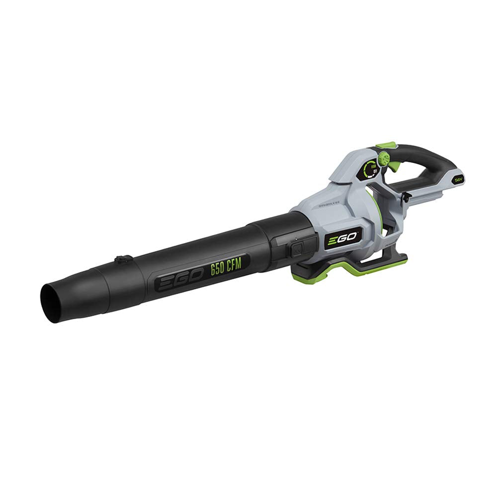EGO POWER+ LB6500 turbo mode delivers 650 CFM for heavy debris.