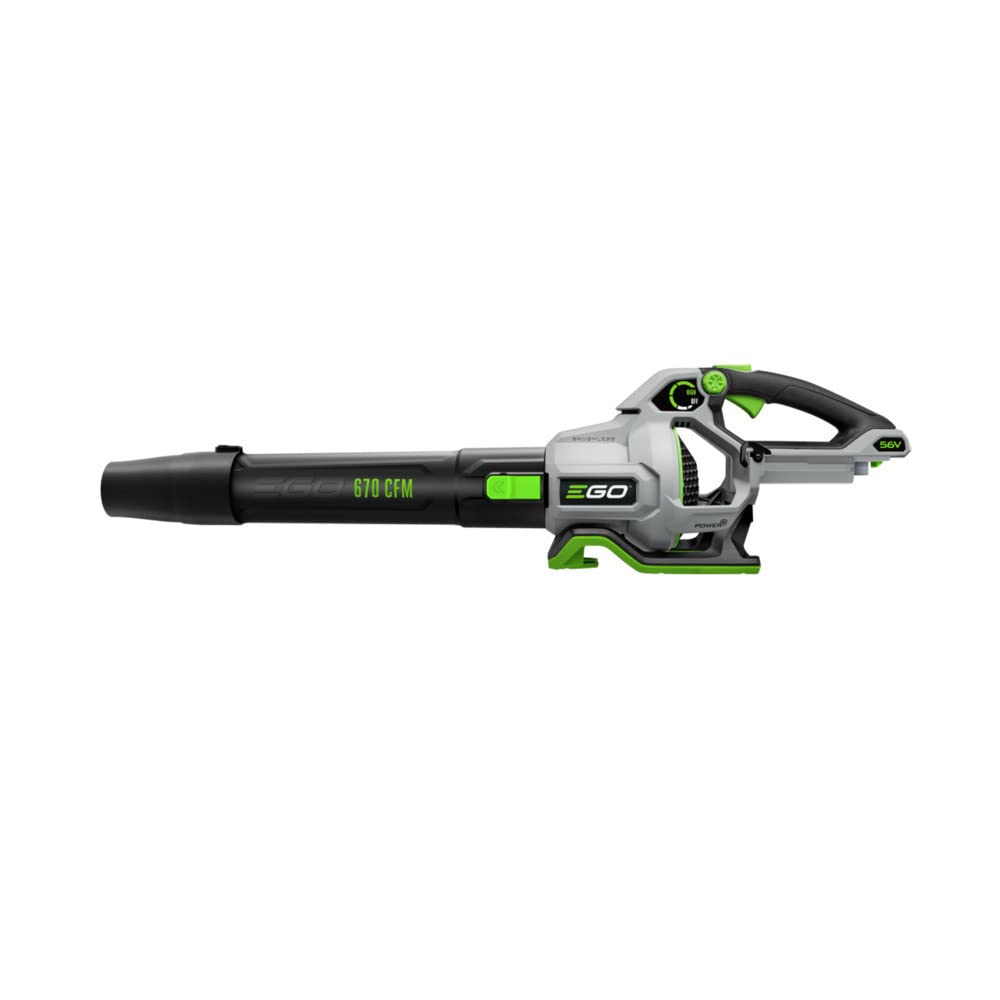 EGO Power+ LB6700 brushless motor delivers long runtime and low vibration.