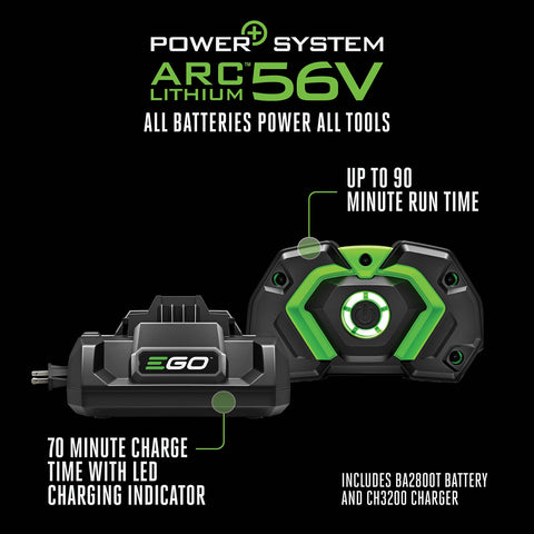 EGO Power+ LB7654 reaches 200 MPH for stubborn debris and quick clearing