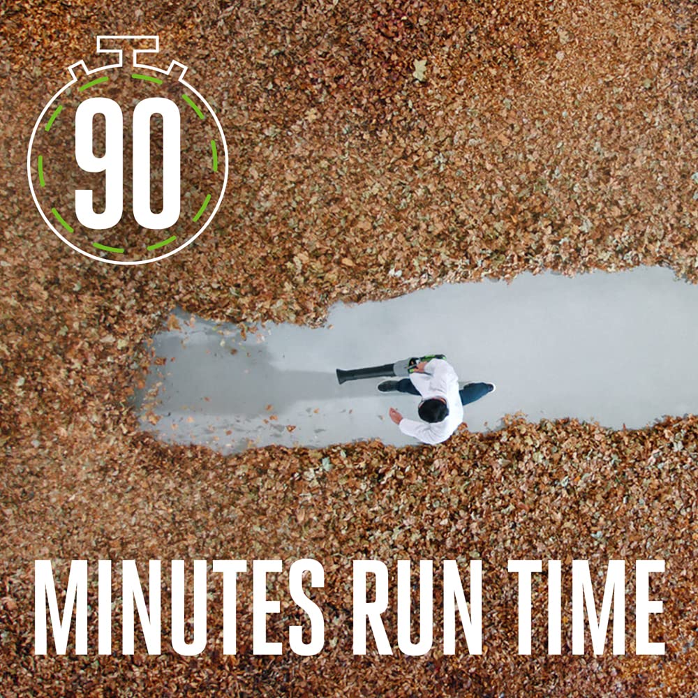 EGO Power+ LB6504 up to 90 minutes runtime on one charge.