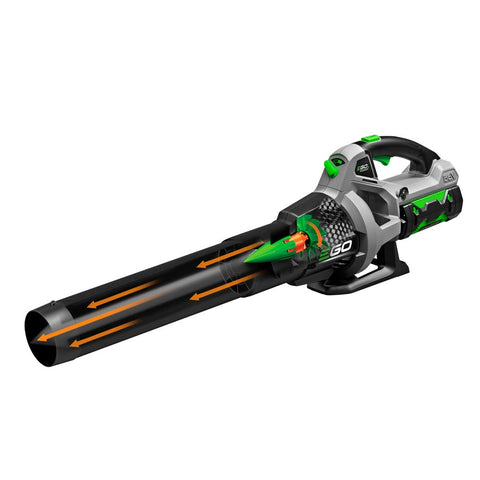 EGO Power+ leaf blower IPX4 weather resistance in wet conditions