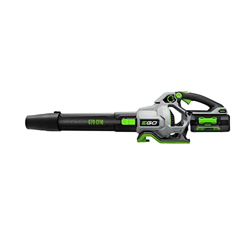 EGO Power+ LB6703 tapered nozzle enables precise cleaning.