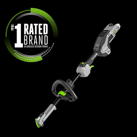 EGO Power+ multi-head system attachments expand your toolkit for edging and trimming.