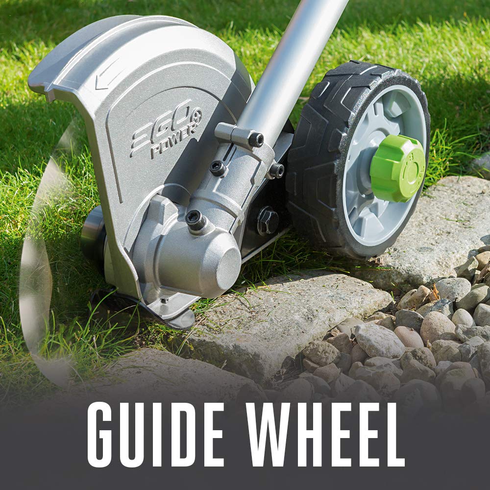 Rapid Reload trimmer head allows quick setup.