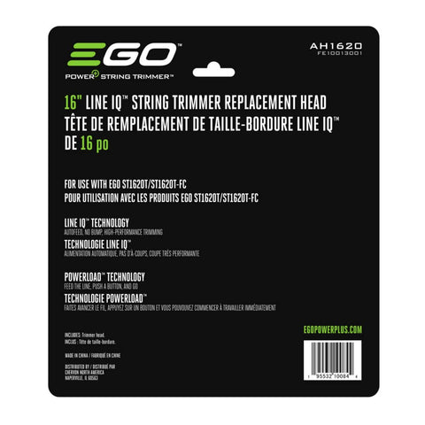 EGO Power+ replacement head featuring POWERLOAD for quick, clean line changes