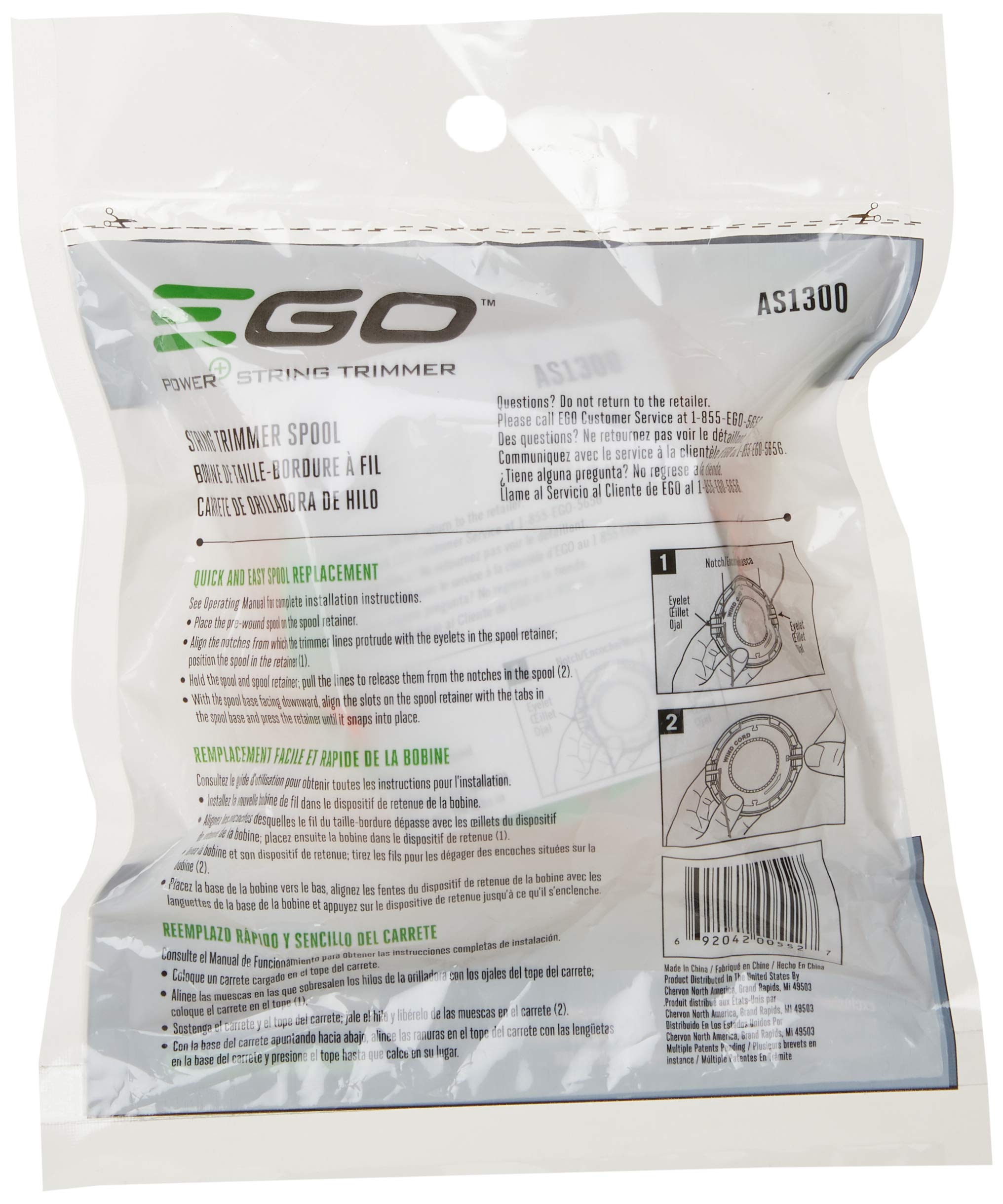 EGO Power+ ST1500 compatibility shows seamless spool fit and performance.