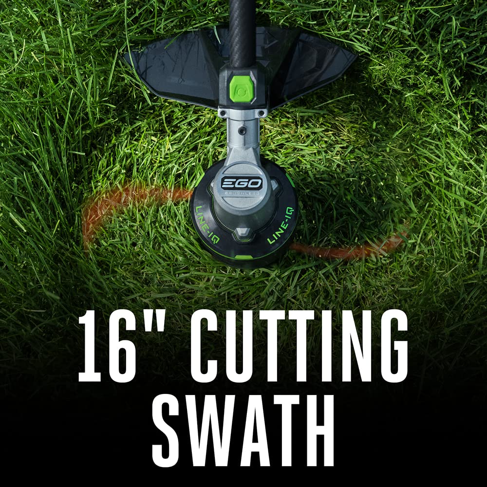 EGO Power+ brushless motor delivers efficient, long-lasting performance.