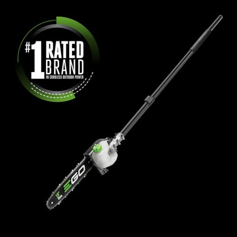 EGO Power+ 10-inch bar and chain for smooth, efficient limbing.