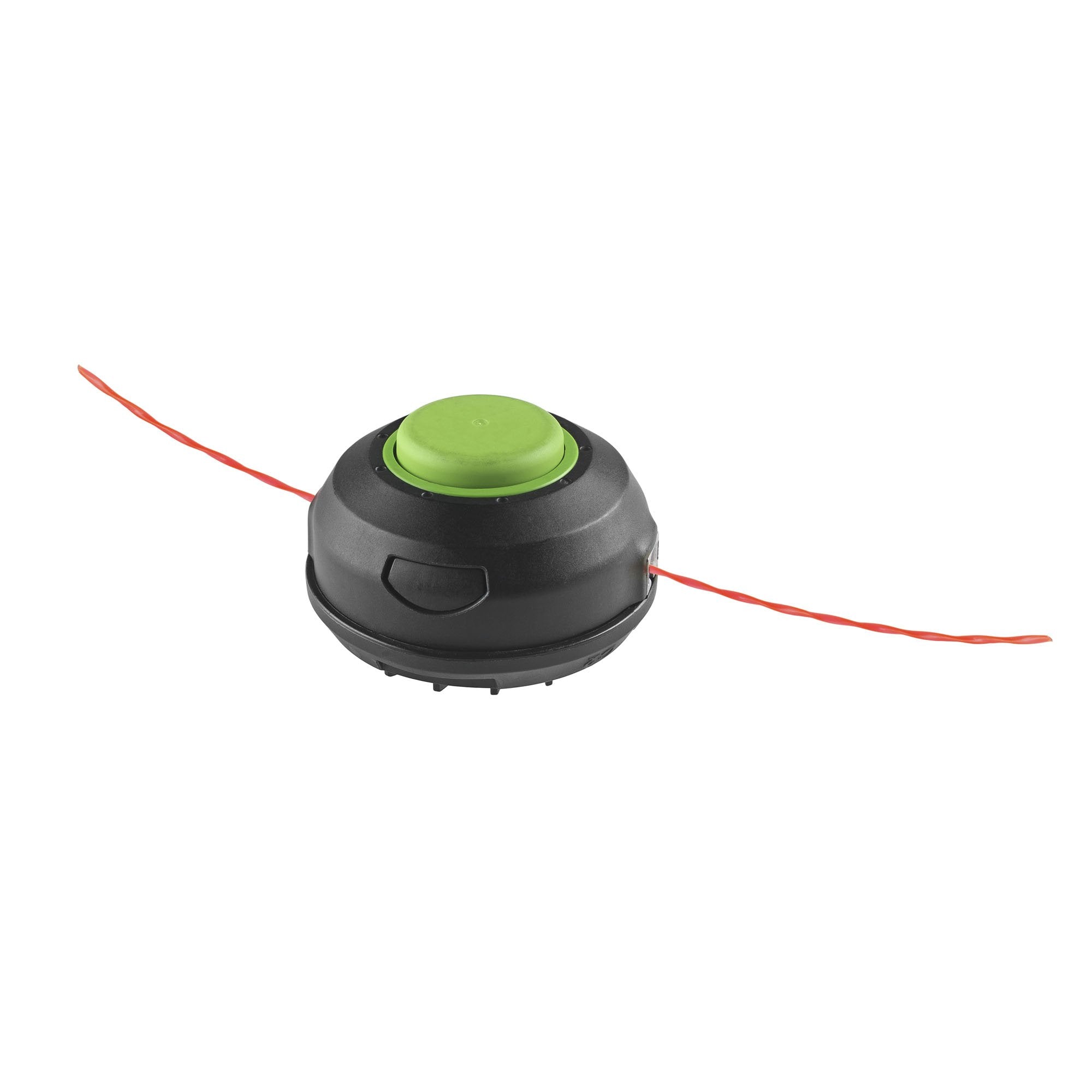 EGO Power+ trimmer head prewound spool inside for fast setup and use.