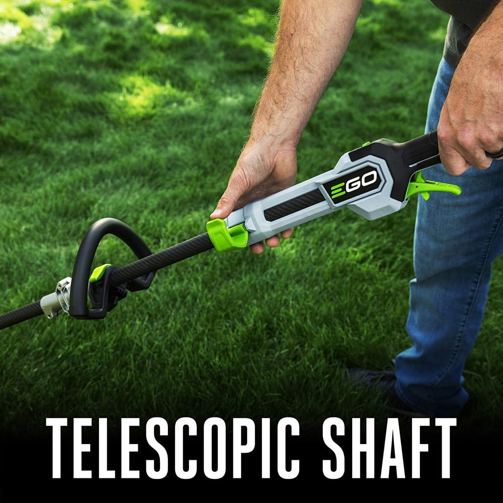 EGO Power+ 16-inch cutting swath for efficient weed and grass clearance.