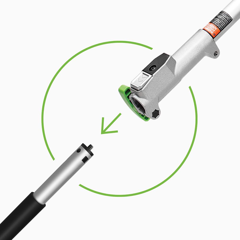 EGO Power+ battery-powered system ready for yard work.