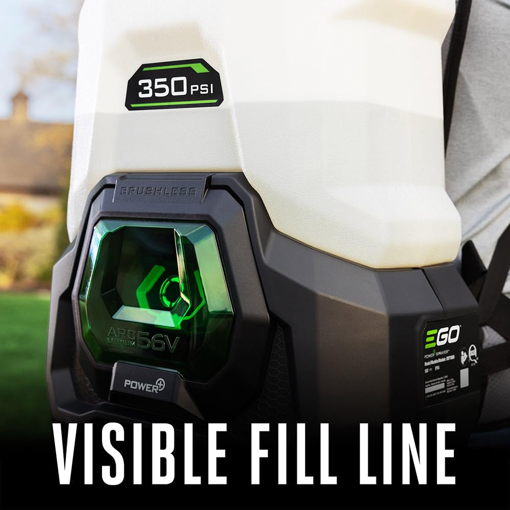 EGO Power+ BSP3500 includes four nozzle options for different patterns.