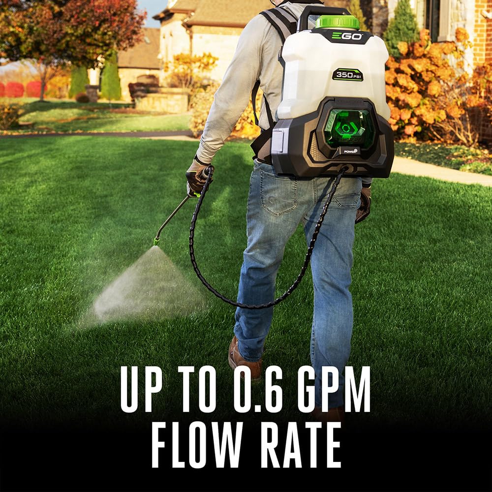 EGO Power+ BSP3500 IPX4 weather-resistant design for outdoor use.
