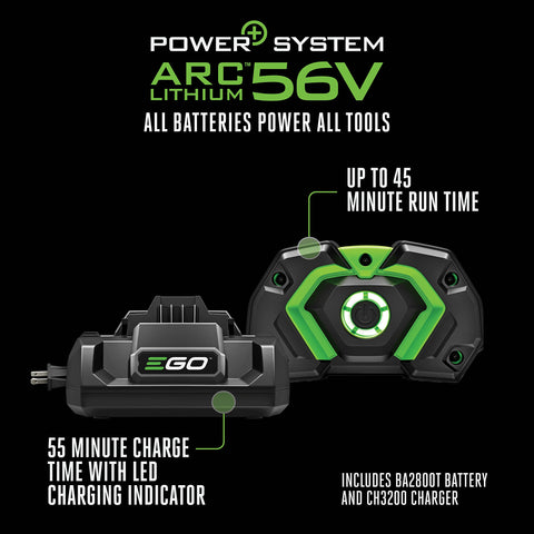 EGO POWER+ IPX4 weather resistance protects against rain during yard work