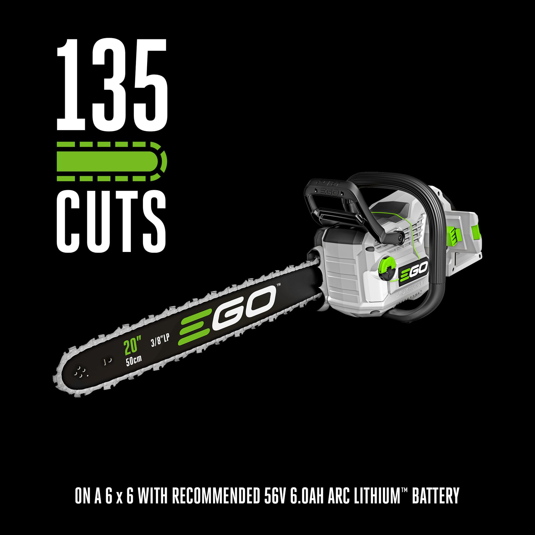 Front LED work light illuminates dusk cuts clearly.