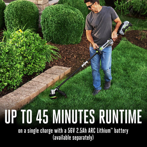 EGO Power+ ST1610T quick-adjust auxiliary handle for comfortable grip