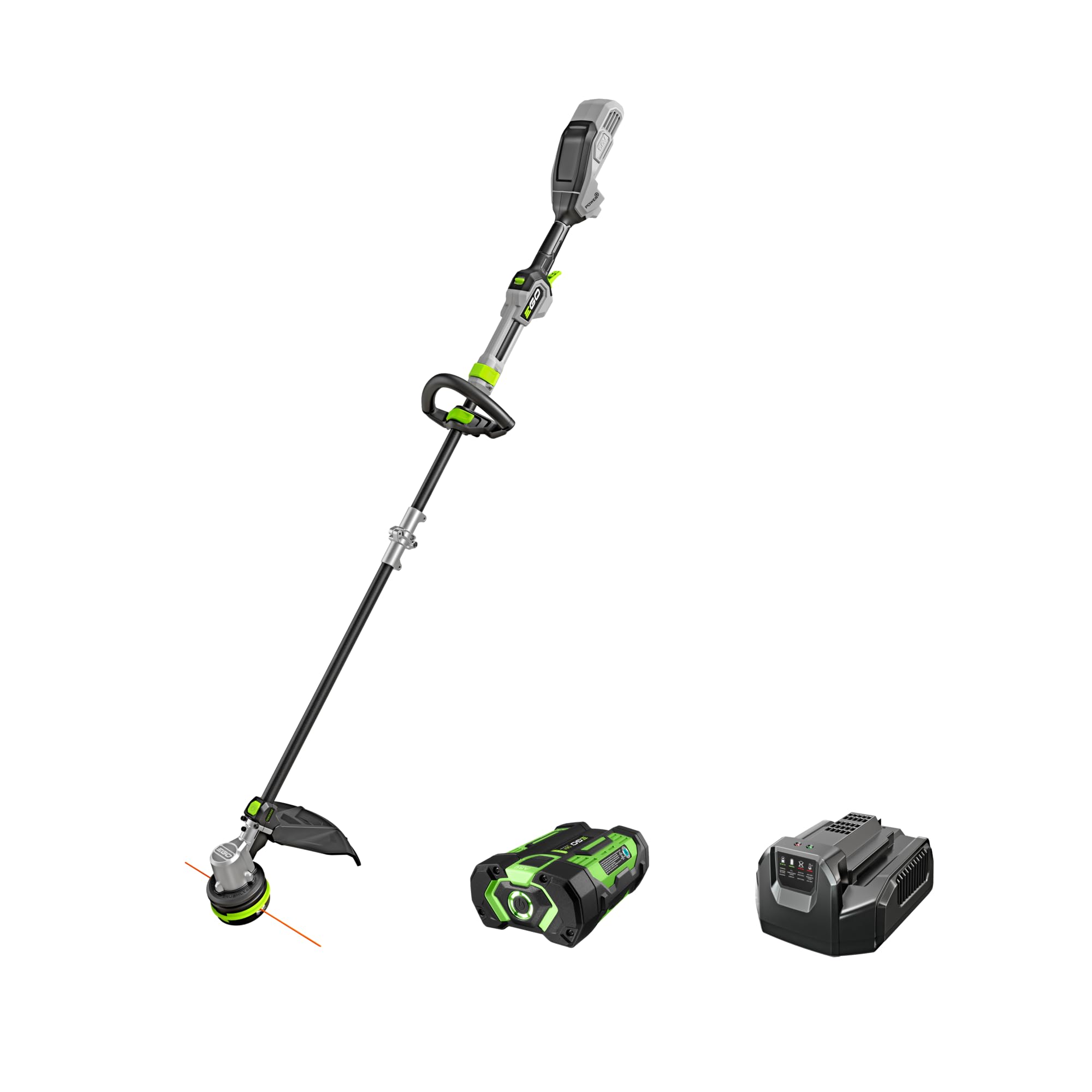 EGO Power+ ST1611T trimmer assembly for cordless, quick yard trimming.