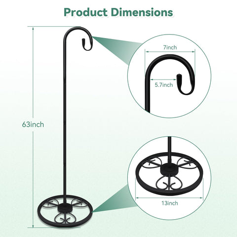 EGOMYRON adjustable height pole lets you customize display height quickly.