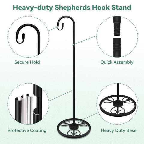 EGOMYRON wind chimes hook ensures stable outdoor placement with easy setup.