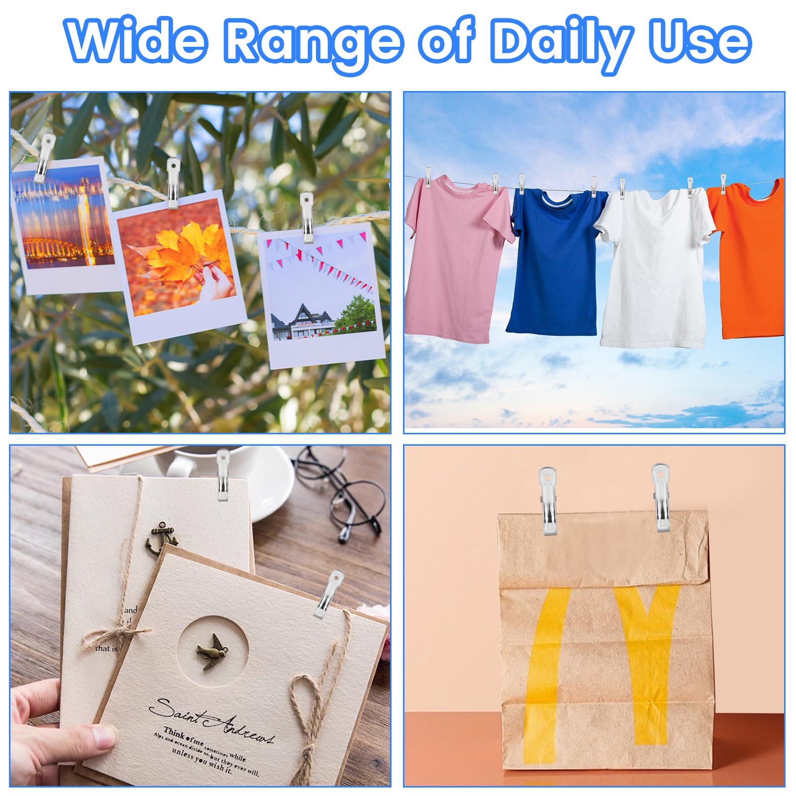 Egypamid garden clips with strong spring action gripping hoops securely
