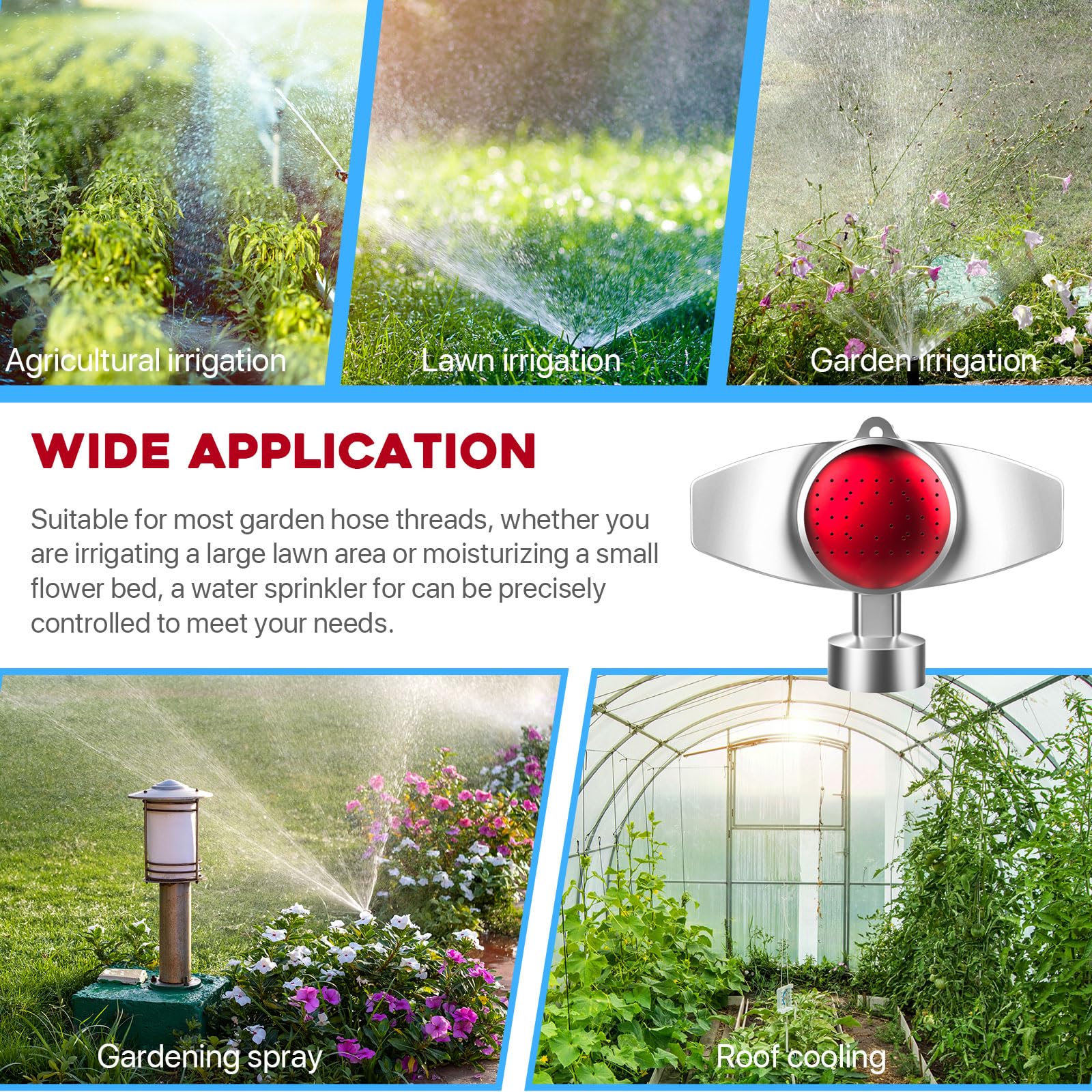 Ehaijia 3Pack gentle flow demonstrates efficient watering for delicate plants.