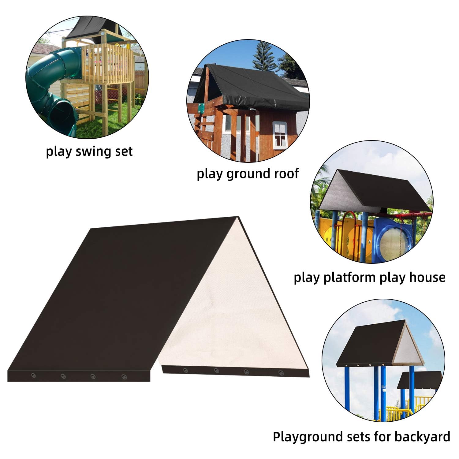 EHRGK 52x90 UV-coated canopy delivers reliable coverage for backyard play areas.