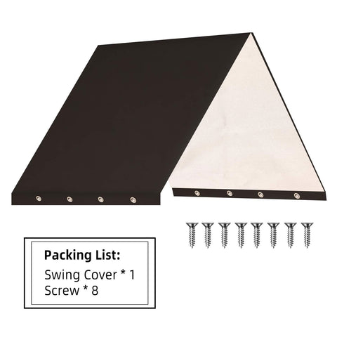 EHRGK kids playground roof canopy emphasizes sunshade and UV protection during sunny afternoons.