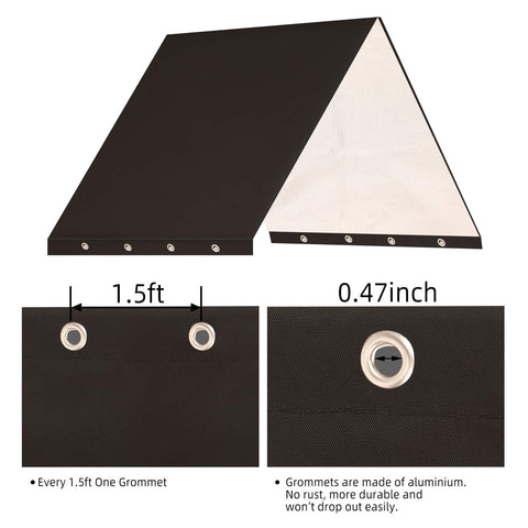 EHRGK swing-set tarp replacement demonstrates waterproof protection for all-weather play.