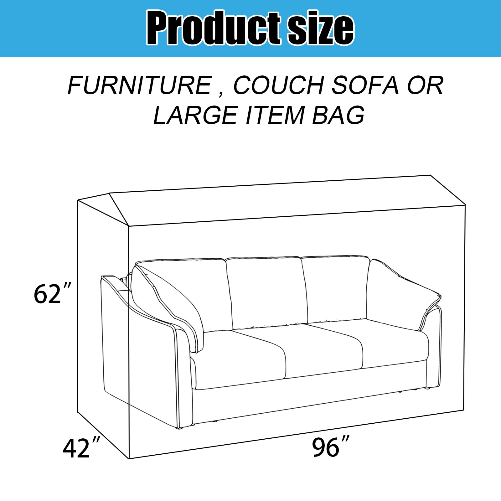 EHRGK waterproof furniture cover shields against moisture during moves and storage