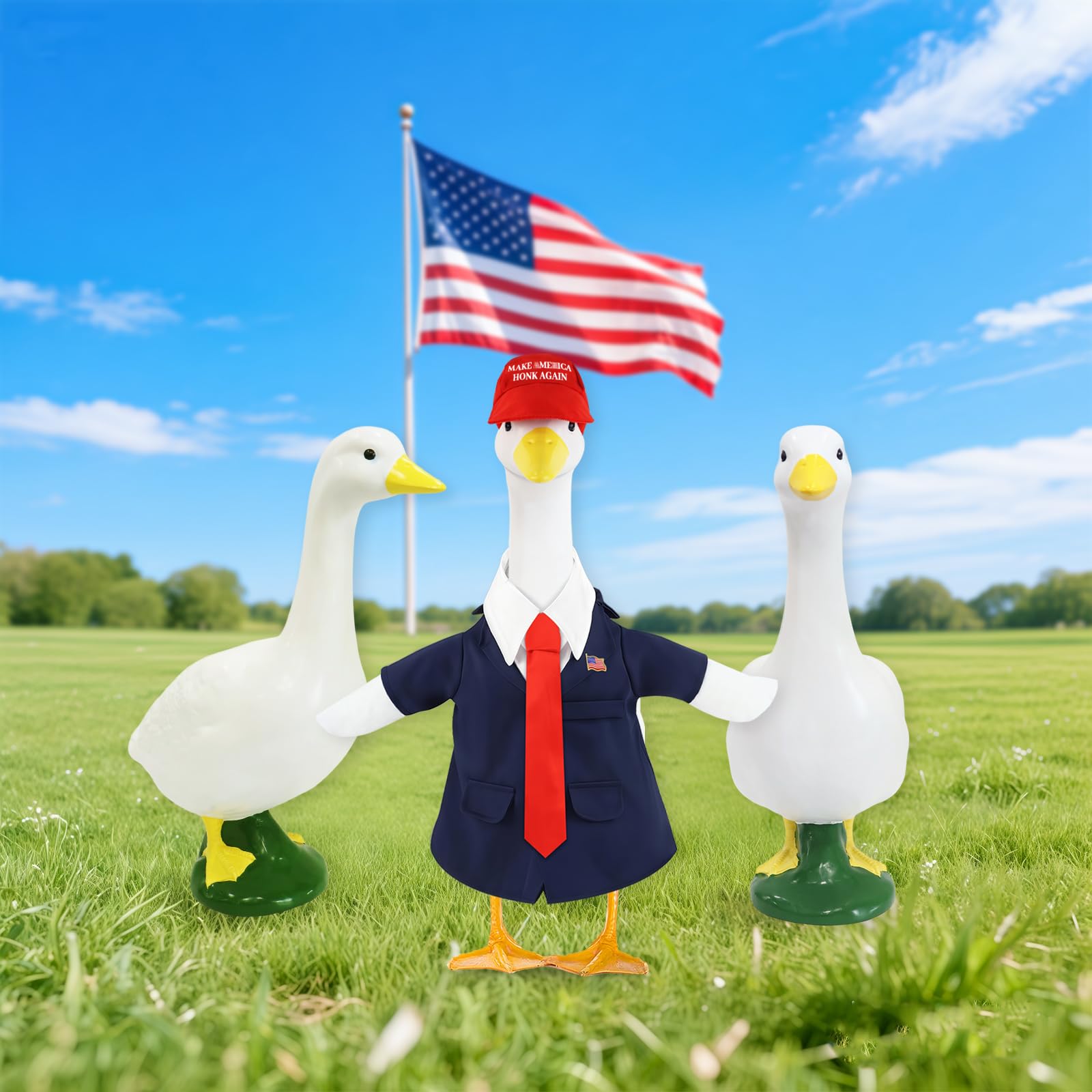 EHZYP garden yard goose decor adds whimsy to your outdoor space.