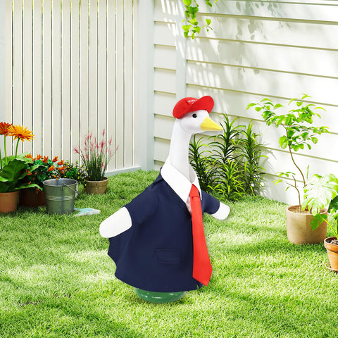 EHZYP patriotic goose outfit blue suit adds playful patriotic charm.