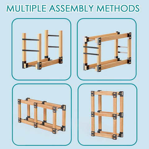 Eibikdi multi-assembly brackets enable flexible setups for fireplaces, sheds, and corridors.
