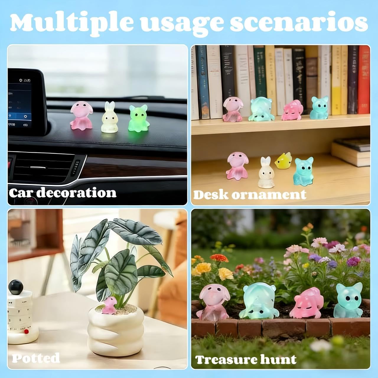 Eichopmen glow mini collectible figure for display and gifts