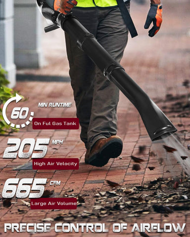 EIDOWA 63CC engine powering reliable performance for landscaping tasks.