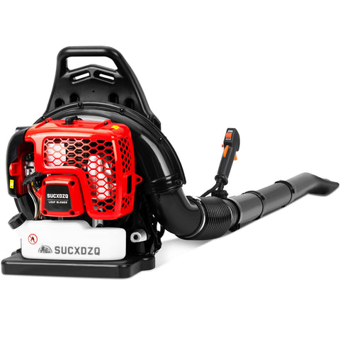 EIDOWA backpack blower with ergonomic harness for comfortable all-day use.