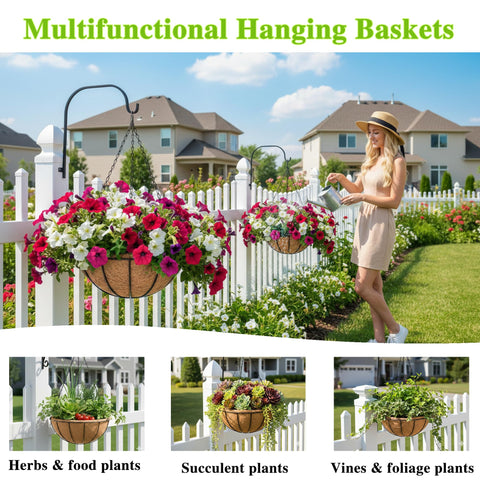 EIMQUVW outdoor-indoor planter complements patios, balconies, and porches.