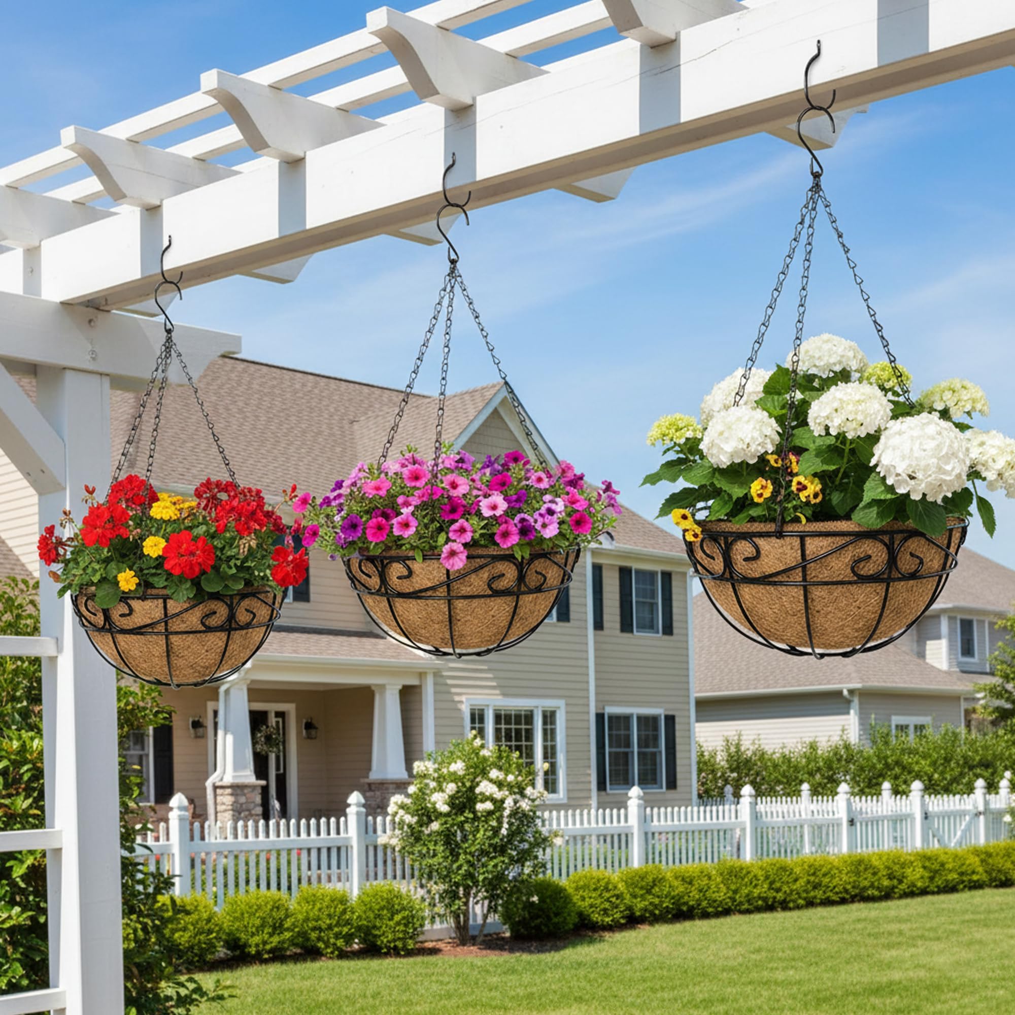 EIMQUVW porch and garden hanger ready to showcase plants