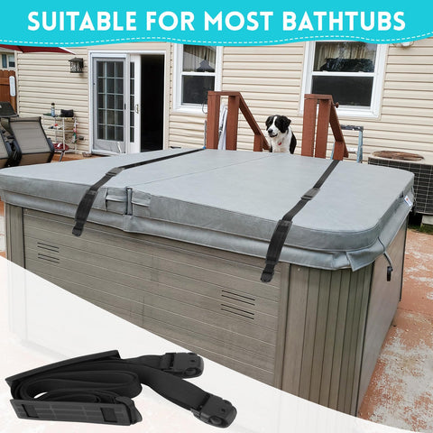 EINDER 90-degree locking design keeps covers firmly in place during storms