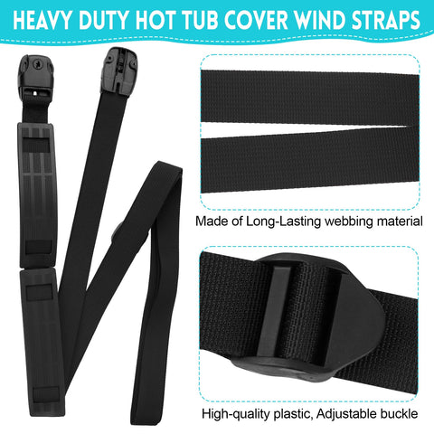 Stainless steel screws enable quick, durable installation of EINDER wind straps