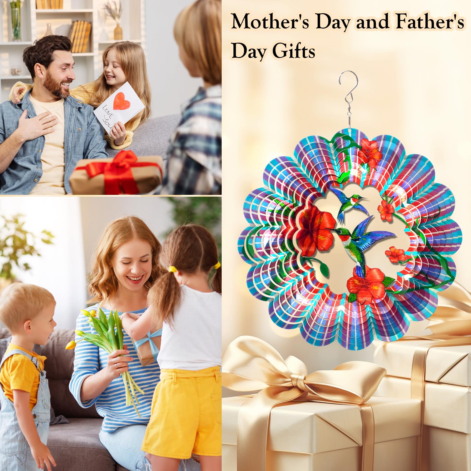 Eiryhope wind spinner indoor-silent-operation blends art with calm indoor spaces.
