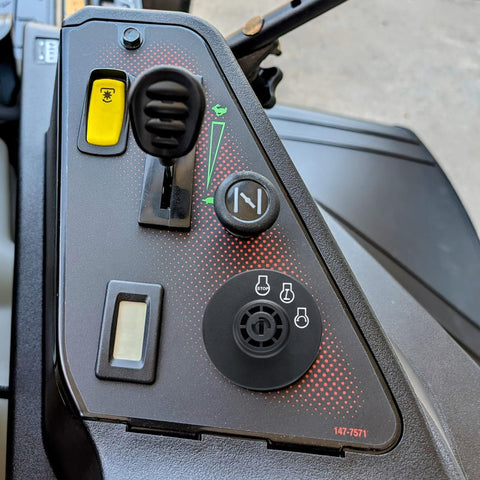 Close-up of weather-protected switch, waterproof and dustproof design.