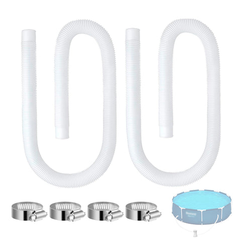 Eiszhjk pool hose 1.25in x 59in compatible with Bestway and Intex pumps for easy replacement