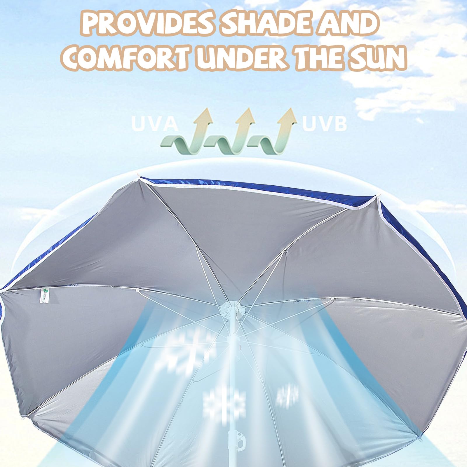 Eiszhjk weather-resistant fabric endures sun and light rain for daily outdoor use.